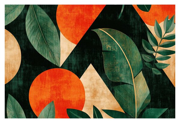 Slika - Geometrijski prirodni motivi II. (90x60 cm)