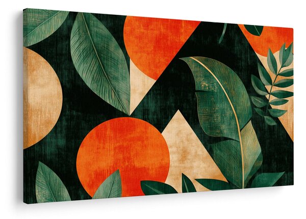 Slika - Geometrijski prirodni motivi II. (90x60 cm)