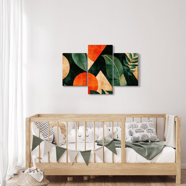 Slika - Geometrijski prirodni motivi II. (90x60 cm)