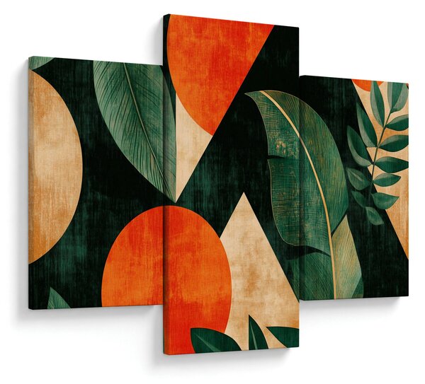 Slika - Geometrijski prirodni motivi II. (90x60 cm)