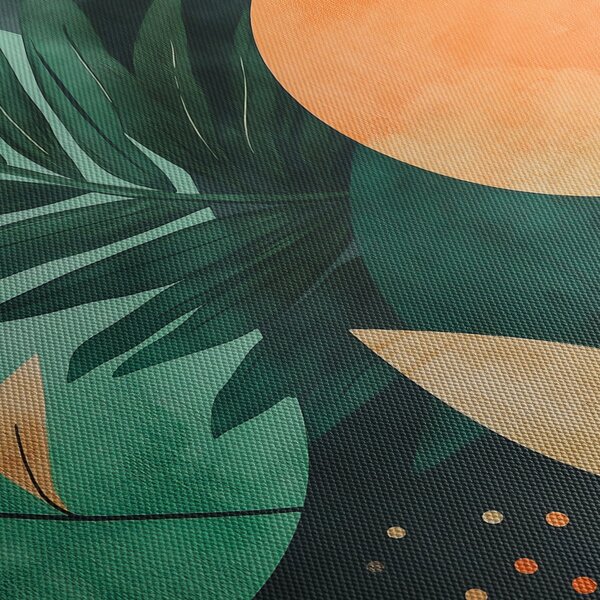 Slika - Geometrijski prirodni motivi (120x50 cm)