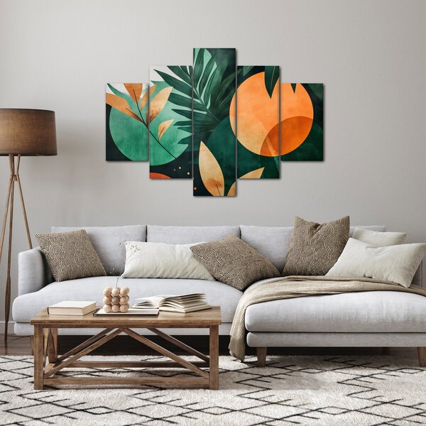 Slika - Geometrijski prirodni motivi (150x105 cm)