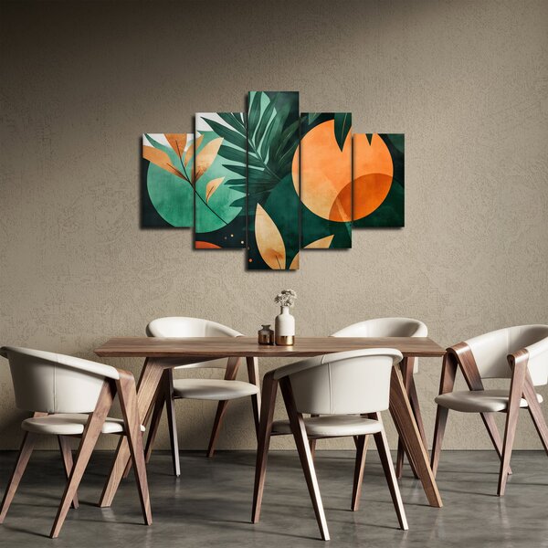 Slika - Geometrijski prirodni motivi (150x105 cm)