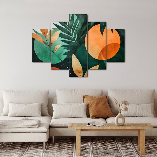 Slika - Geometrijski prirodni motivi (150x105 cm)