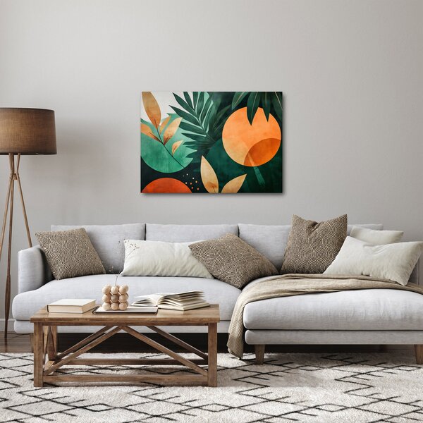 Slika - Geometrijski prirodni motivi (70x50 cm)