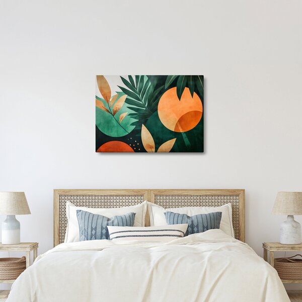 Slika - Geometrijski prirodni motivi (70x50 cm)