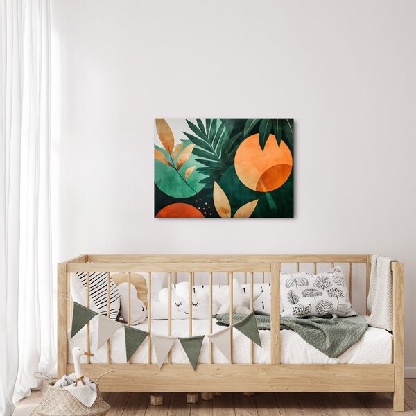 Slika - Geometrijski prirodni motivi (70x50 cm)