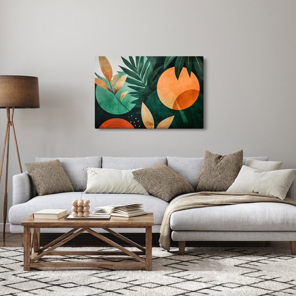 Slika - Geometrijski prirodni motivi (90x60 cm)