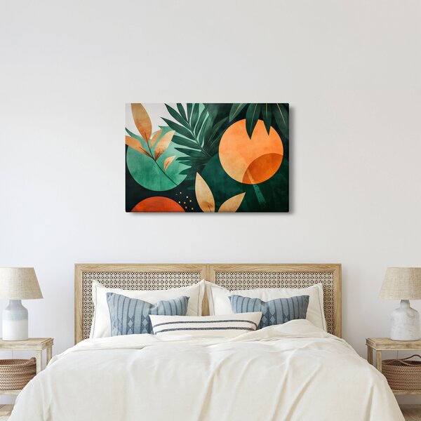 Slika - Geometrijski prirodni motivi (90x60 cm)