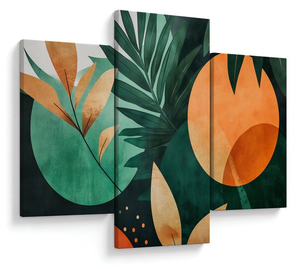 Slika - Geometrijski prirodni motivi (90x60 cm)