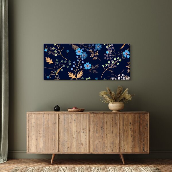 Slika - Jesensko cvijeće (120x50 cm)