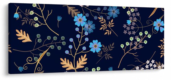 Slika - Jesensko cvijeće (120x50 cm)