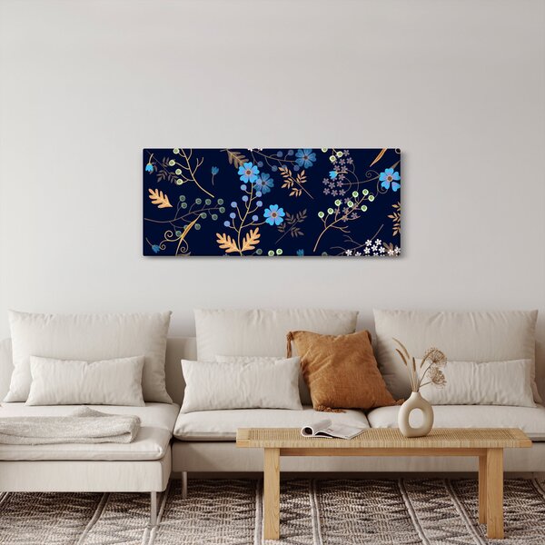 Slika - Jesensko cvijeće (120x50 cm)