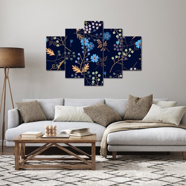 Slika - Jesensko cvijeće (150x105 cm)