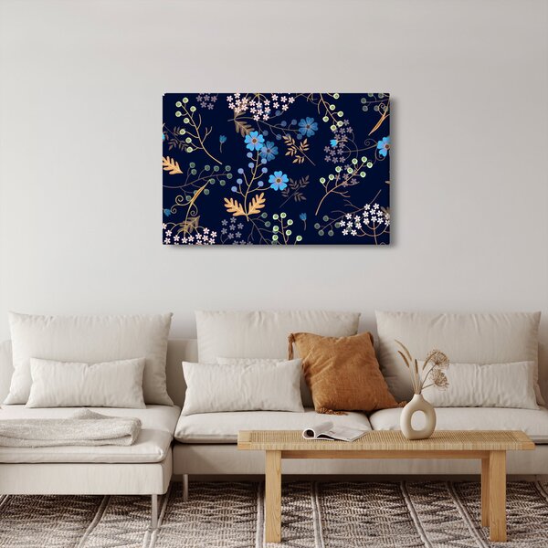 Slika - Jesensko cvijeće (90x60 cm)