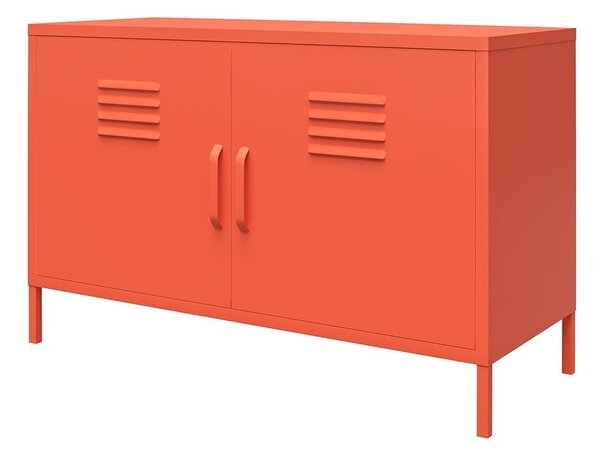 Narančasti metalni ormarić Novogratz Cache, 100 x 64 cm