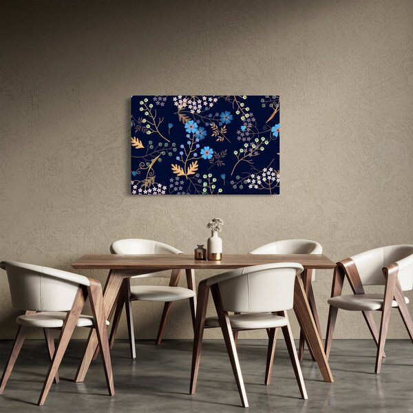 Slika - Jesensko cvijeće (90x60 cm)