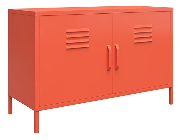 Narančasti metalni ormarić Novogratz Cache, 100 x 64 cm