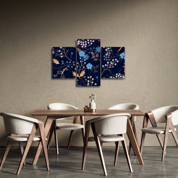 Slika - Jesensko cvijeće (90x60 cm)