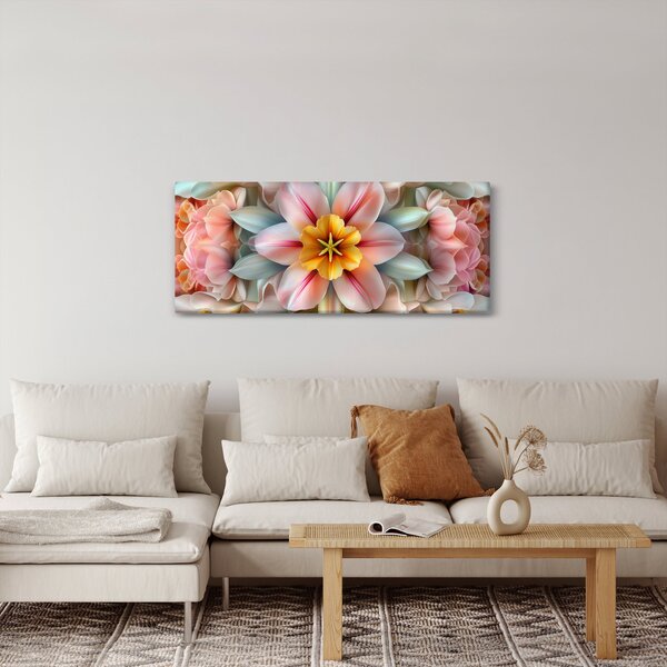 Slika - Kaleidoskopski cvijet (120x50 cm)