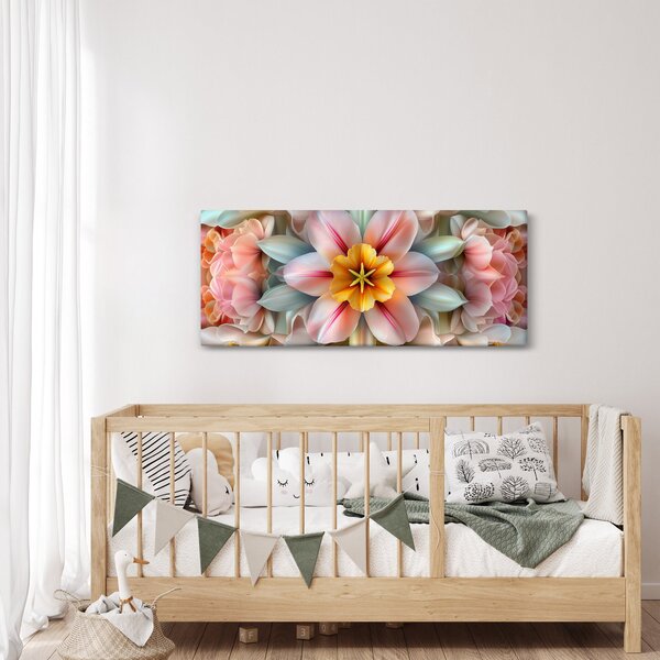 Slika - Kaleidoskopski cvijet (120x50 cm)