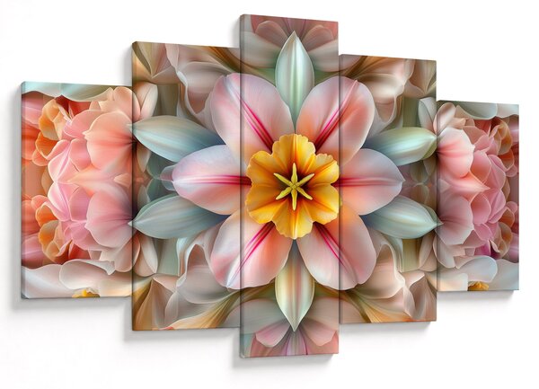 Slika - Kaleidoskopski cvijet (150x105 cm)
