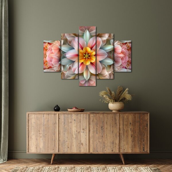 Slika - Kaleidoskopski cvijet (150x105 cm)