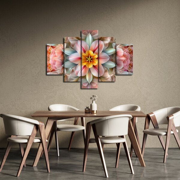 Slika - Kaleidoskopski cvijet (150x105 cm)
