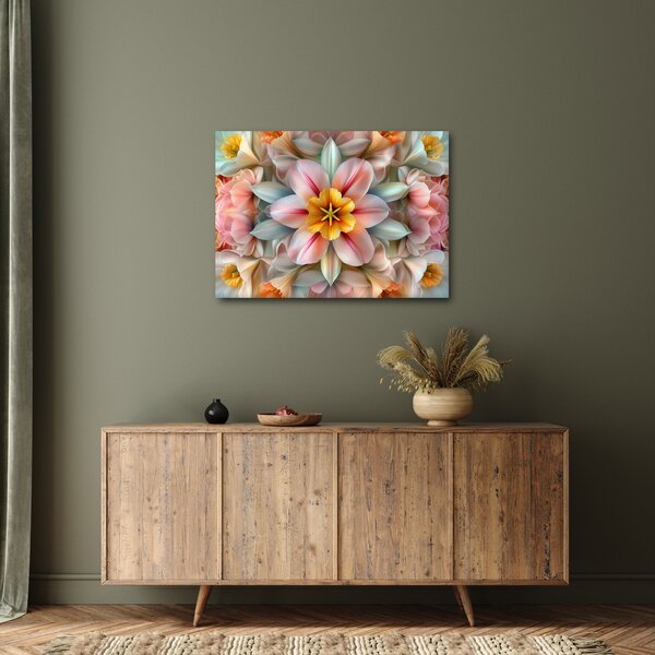 Slika - Kaleidoskopski cvijet (70x50 cm)