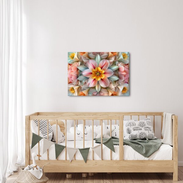 Slika - Kaleidoskopski cvijet (70x50 cm)
