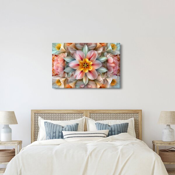 Slika - Kaleidoskopski cvijet (90x60 cm)