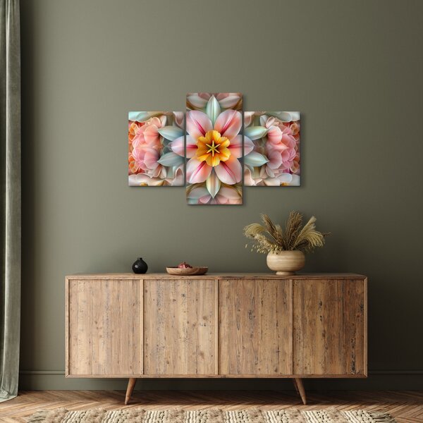 Slika - Kaleidoskopski cvijet (90x60 cm)