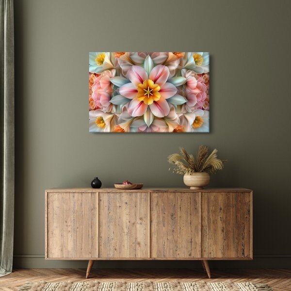 Slika - Kaleidoskopski cvijet (90x60 cm)