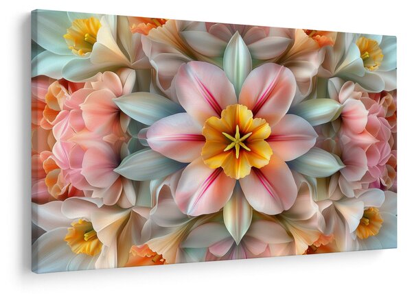 Slika - Kaleidoskopski cvijet (90x60 cm)