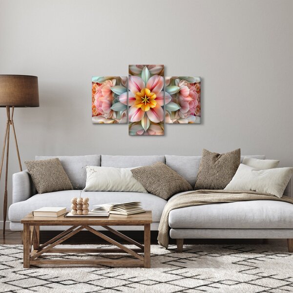 Slika - Kaleidoskopski cvijet (90x60 cm)