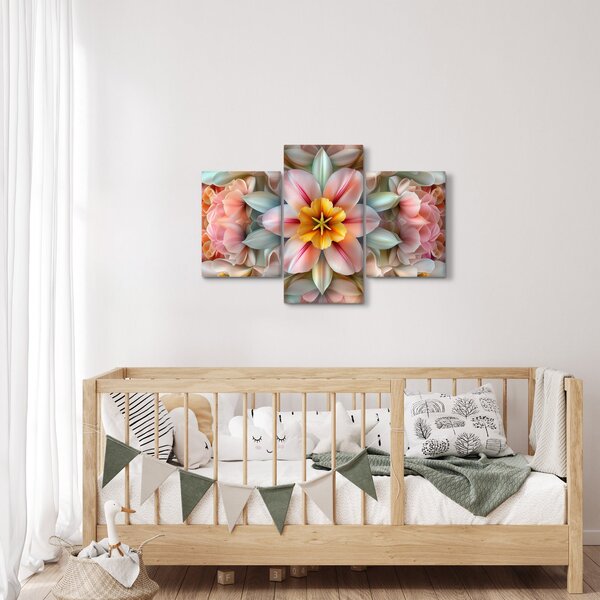 Slika - Kaleidoskopski cvijet (90x60 cm)