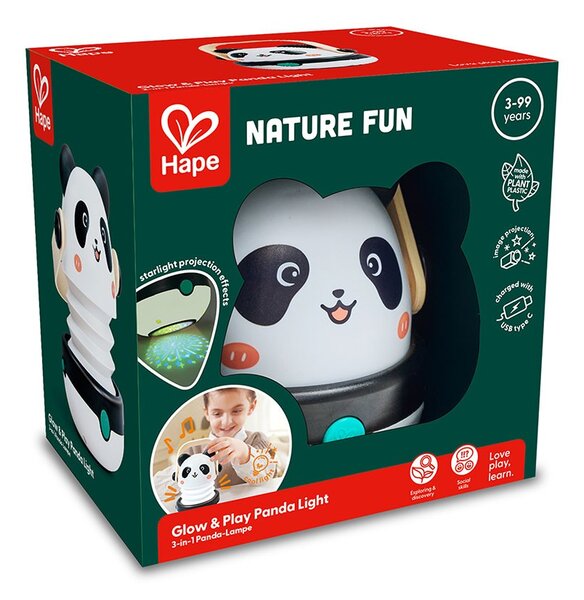 Hape dječja svjetiljka i projektor panda Glow & Play Panda Light