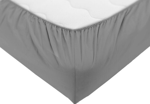 Dormeo Essentials plahta s gumicom Siva