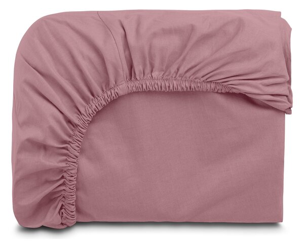 Dormeo Essentials plahta s gumicom Roza