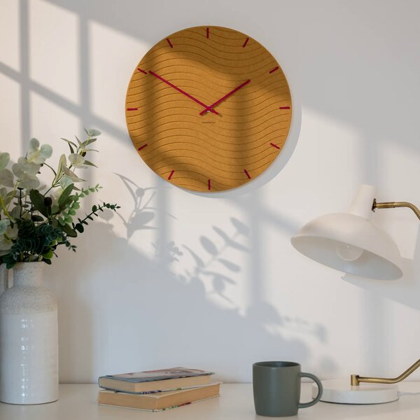 Zidni sat Luxhora Rivella Yellow 11 boja