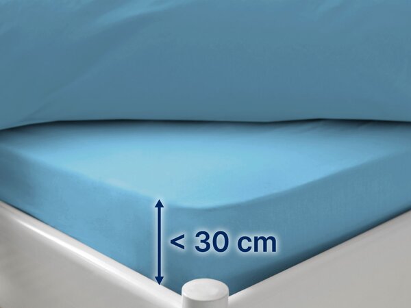 Dormeo Essentials plahta s gumicom Cijan