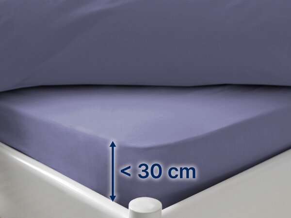 Dormeo Essentials plahta s gumicom Tamnoplava