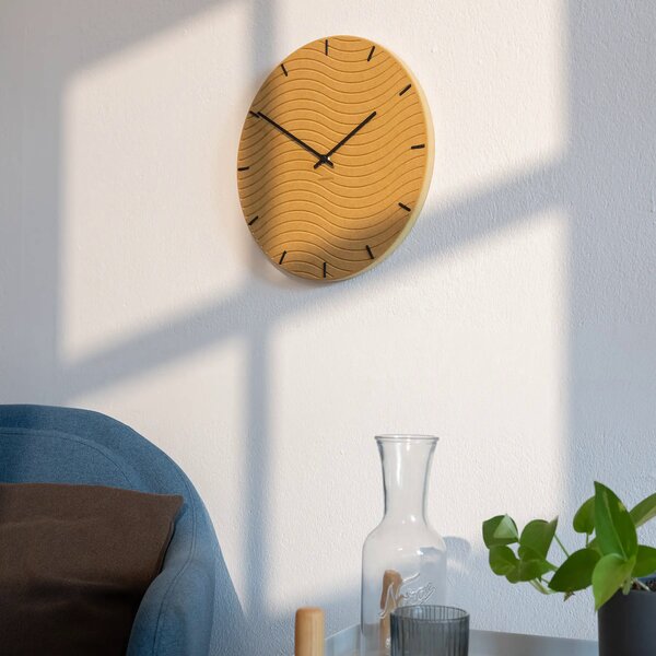 Zidni sat Luxhora Rivella Yellow 11 boja