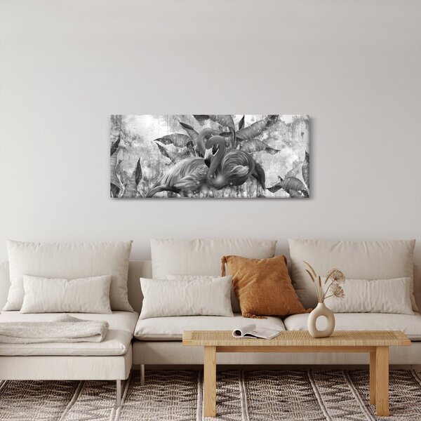 Slika - grafit flamingo (120x50 cm)