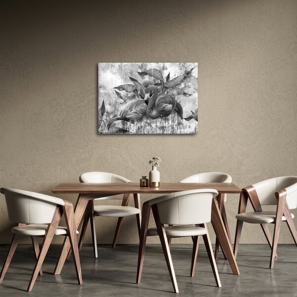 Slika - grafit flamingo (70x50 cm)