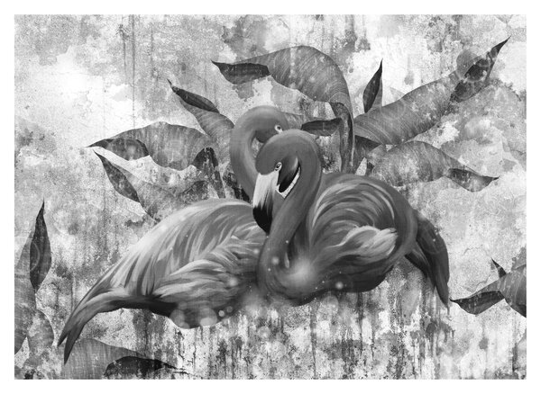 Slika - grafit flamingo (70x50 cm)