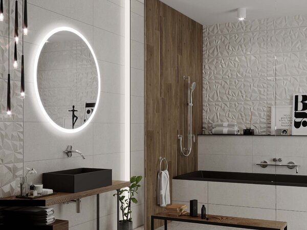 Okruglo ogledalo s LED osvjetljenjem C1