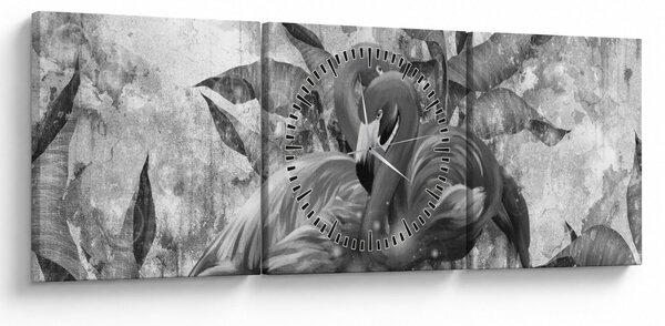 Slika - grafit flamingo (sa satom) (90x30 cm)
