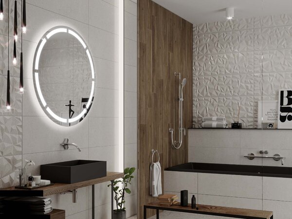Okruglo ogledalo s LED osvjetljenjem C2