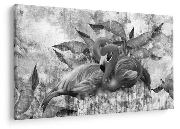 Slika - grafit flamingo (90x60 cm)
